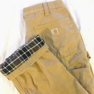 Vintage Flannel Lined Carhartt Men’s Pants (33x34)